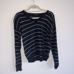 Brandy stripped sweater